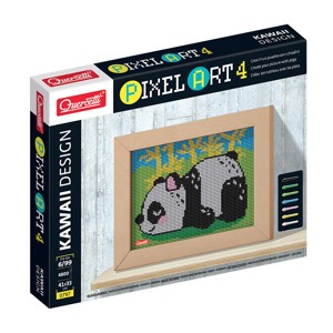 Quercetti 0797 Pixel Art 4 Kawaii Panda – mozaika 