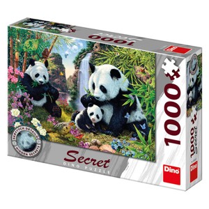 PUZZLE Pandy 1000 dílků secret