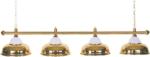 Kulečníková lampa Crown - 4 zlaté širmy 