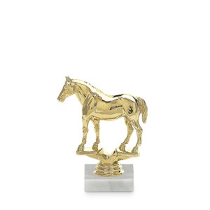 Figurky Kůň - zlatý
