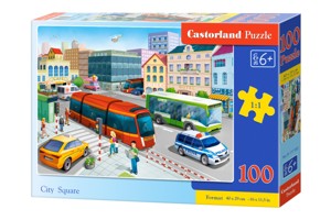 Puzzle Castorland 100 dílků premium - Náměstí