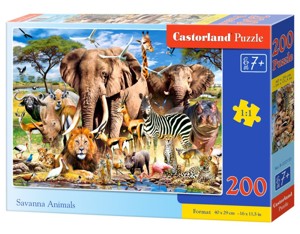 Puzzle Castorland 200 dílků - Safari