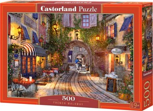Puzzle Castorland 500 dílků - Francouzský chodník
