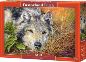 Puzzle Castorland 500 dílků - Čistá duše (vlk)