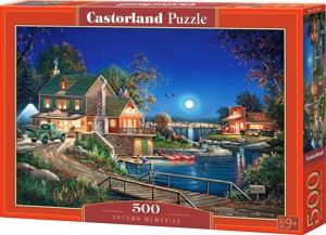 Puzzle Castorland 500 dílků - Vzpomínky na podzim
