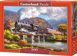 Puzzle Castorland 500 dílků - Železný kůň