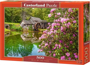 Puzzle Castorland 500 dílků - Mlýn u rybníka