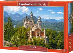 Puzzle Castorland 500 dílků - Výhled na Neuschwans