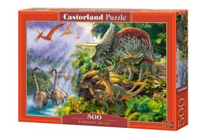 Puzzle Castorland 500 dílků - Údolí dinosaurů
