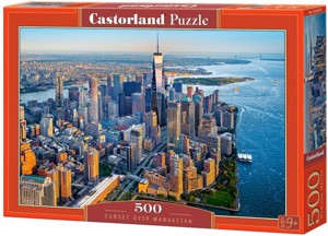 Puzzle Castorland 500 dílků - Sunset over Manhatta