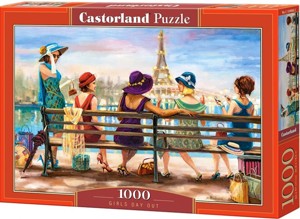 Puzzle Castorland 1000 dílků - Dívčí den na lavičc