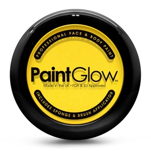 Barva na obličej Paint Glow žlutá v pudřence 