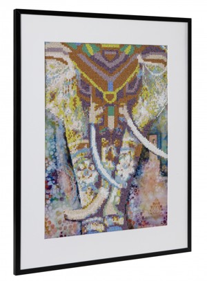 Diamantový obrázek -slon 40x50cm