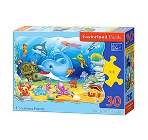 Puzzle CASTORLAND - 30 dílků - Delfín