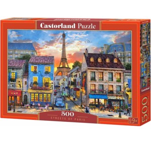 Puzzle CASTORLAND 500 - Ulička v Paříži