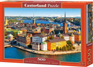 Puzzle CASTORLAND 500 - Staré Město ve Stockholmu
