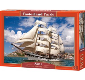 Puzzle CASTORLAND 500 - Loď opouštějící přístav