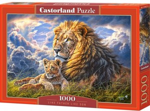 Puzzle Castorland 1000 dílků - Lev a lvíče