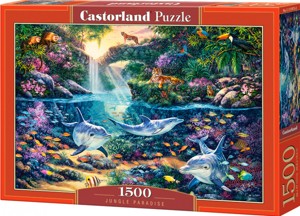 Puzzle Castorland 1500 dílků - Ráj uprostřed džung