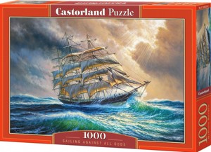 Puzzle 1000 - CASTORLAND Plachetnice na moři