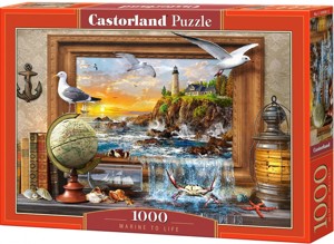 Puzzle 1000 - CASTORLAND Život v přístavu