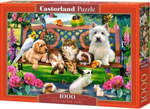 Puzzle 1000 - CASTORLAND Mazlíčci v parku