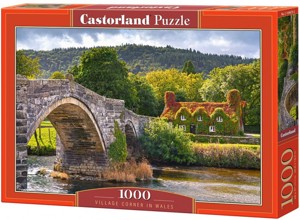 Puzzle 1000 - CASTORLAND Dům u řeky (Wales)
