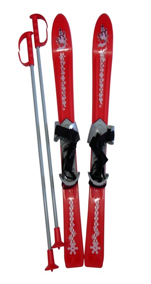 Dětské lyže 90 cm - červené