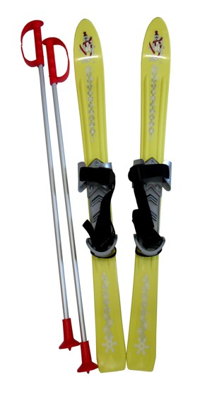 Dětské lyže 90 cm - žluté