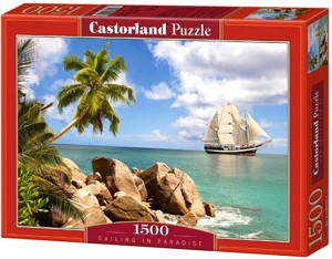 Puzzle Castorland 1500 dílků - Plavba rájem