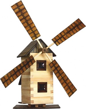 Walachia dřevěná stavebnice - Větrný mlýn