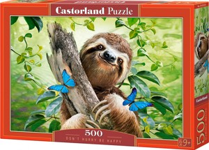 Puzzle Castorland 500 dílků - Nespěchej a buď šťas