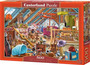 Puzzle CASTORLAND 500 - Přeplněná půda