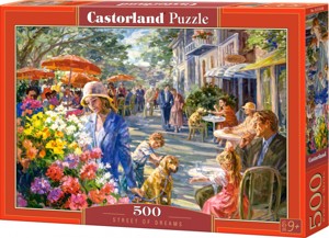 Puzzle Castorland 500 dílků - Ulice snů