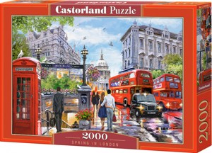 Puzzle Castorland 2000 dílků - Jaro v Londýně