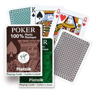 Piatnik 100% Plastic poker single