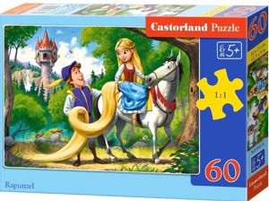 Puzzle CASTORLAND - 60 dílků - Locika na koni