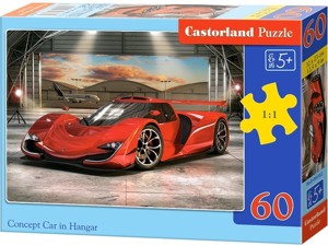 Puzzle CASTORLAND - 60 dílků - Červené auto
