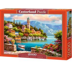Puzzle 2000 - CASTORLAND Přístav a věž s hodinama