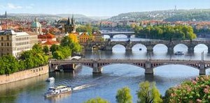 Puzzle 4000 - CASTORLAND Praha-mosty přes Vltavu