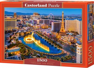 Puzzle 1500 - CASTORLAND Báječné Las Vegas