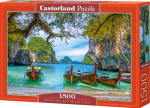 Puzzle 1500 - CASTORLAND Krásná zátoka v Thajsku