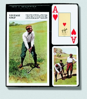 Piatnik Bridžová sada Vintage Golf Jumbo