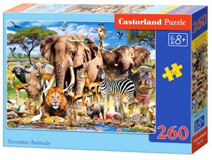 Puzzle Castorland 260 dílků - Safari
