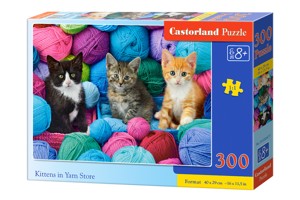 Puzzle 300 dílků - Kočky v přízi