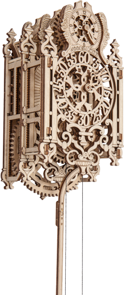 3D dřevěné puzzle - Královské hodiny, 126 dílů