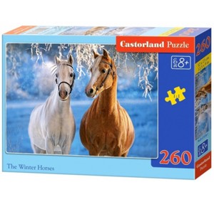 Puzzle CASTORLAND 260 dílků- Koně