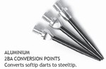 Hrot kovový conversion points aluminium - stříbro